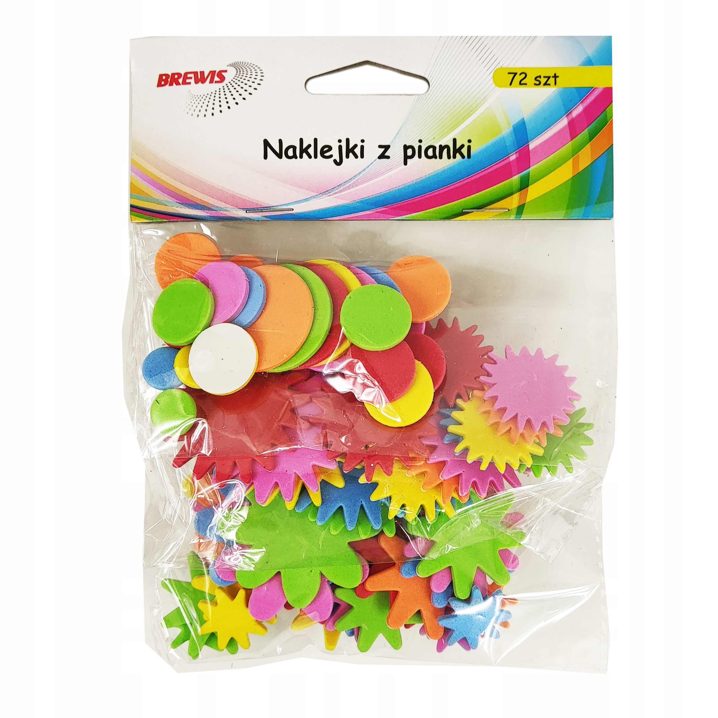

Naklejki Z Pianki PVC15 Kwiatki Brewis 72 Sztuki