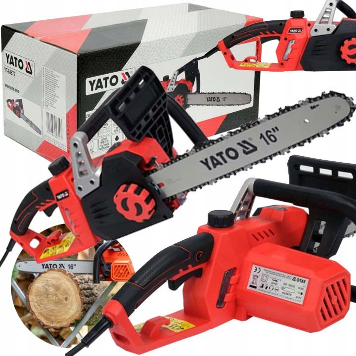 Yato Piła Elektryczna Pilarka Łańcuchowa Piła Do Drewna Gałęzi 2400W 40CM
