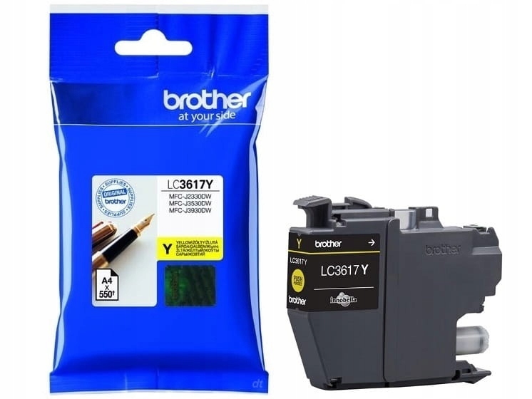 Tusz Brother LC3617Y Yellow MFCJ2330 550 stron