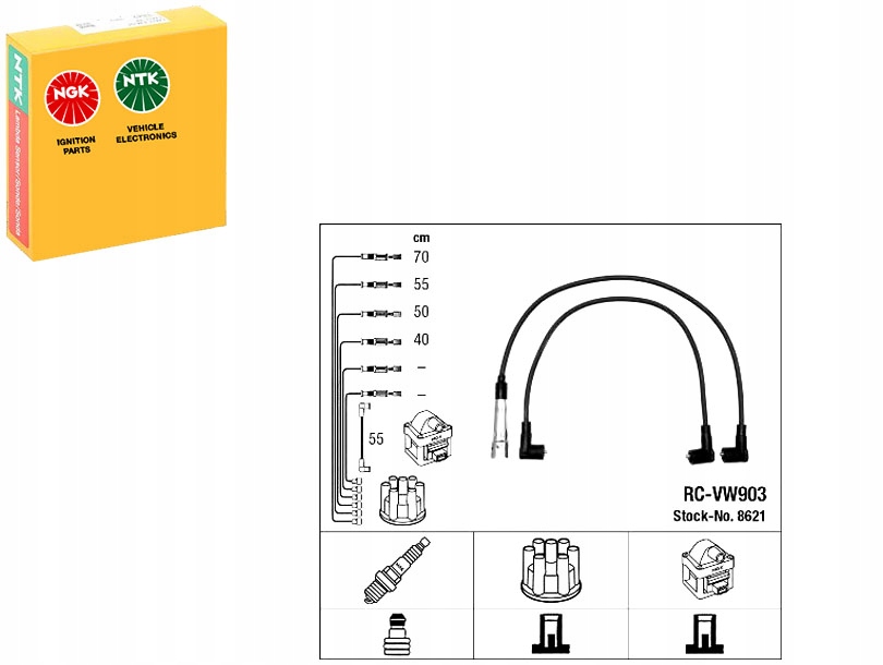 NGK8621 Výškové Kabely Vw 1,4/1,6 Asistent řidiče #33