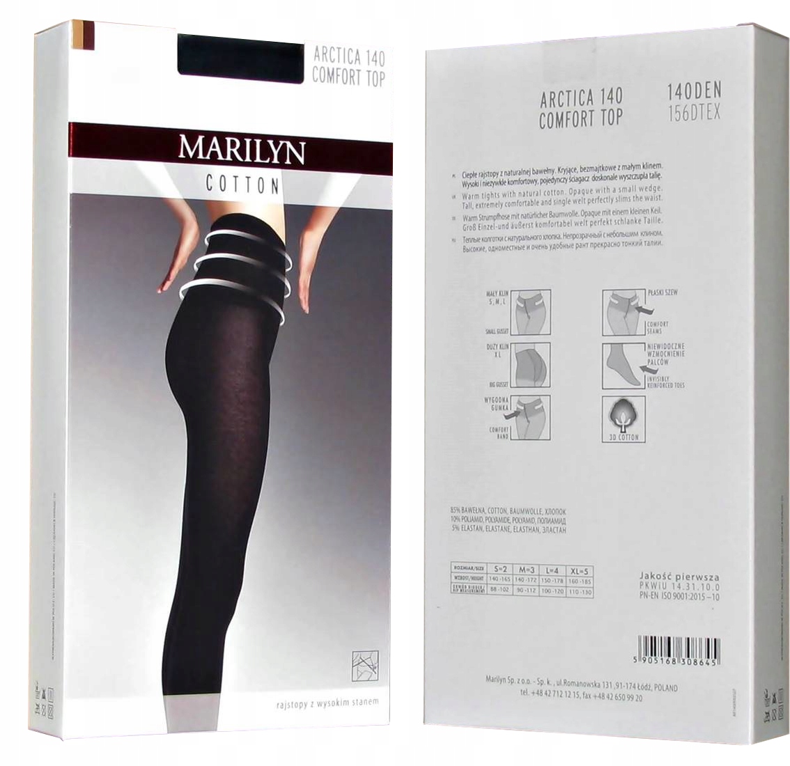

Marilyn Arctica Top 140 den Ciepłe,Kryjące r. 3