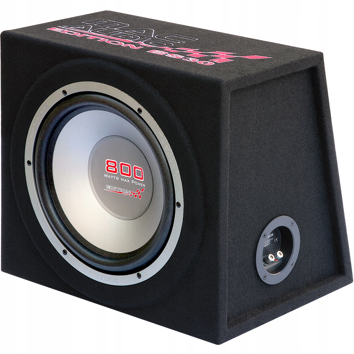 MAC AUDIO BS30 skrzynia basowa subwoofer MOCNA 800W 30cm 12" do samochodu