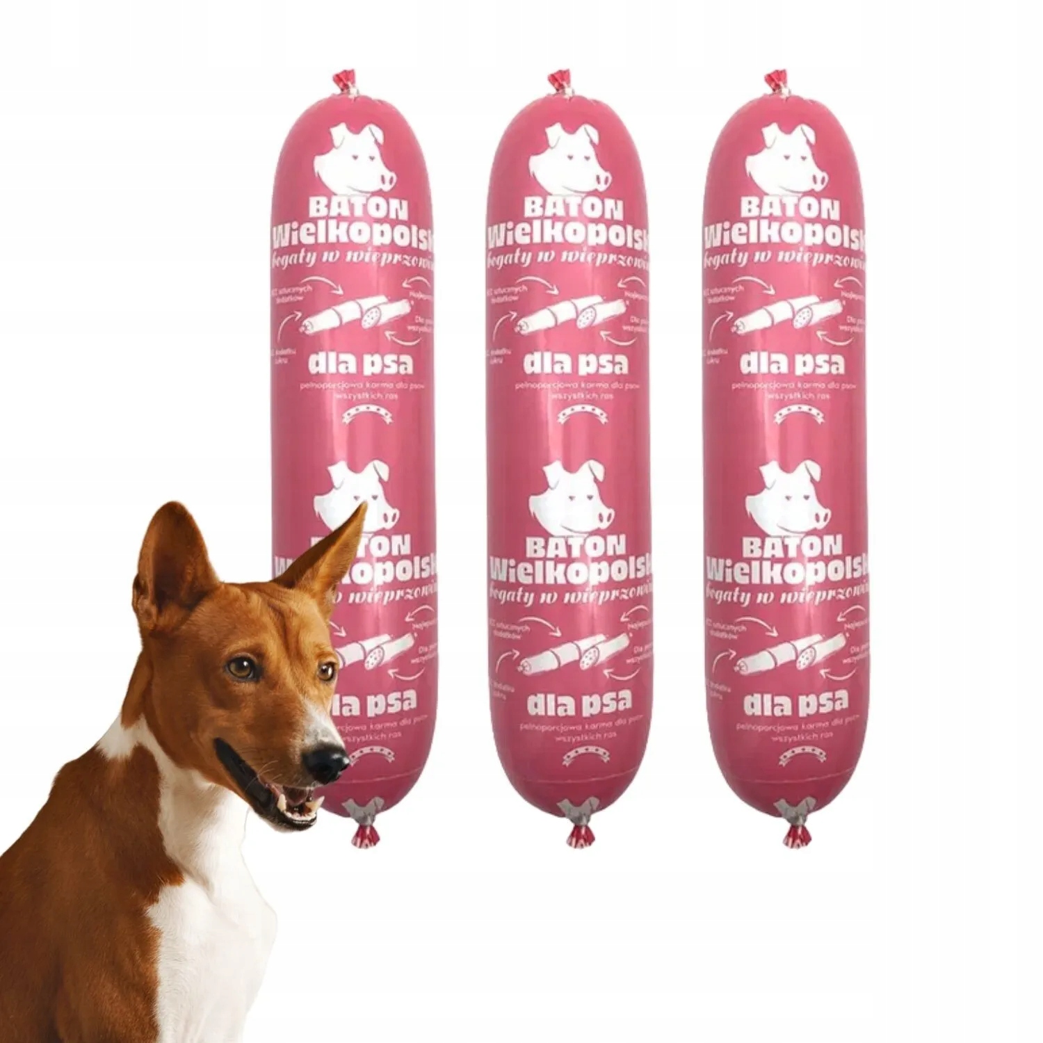 Levně Velkopolská tyčinka pro psa 20 x 900 g vepřové maso vysoké kvality