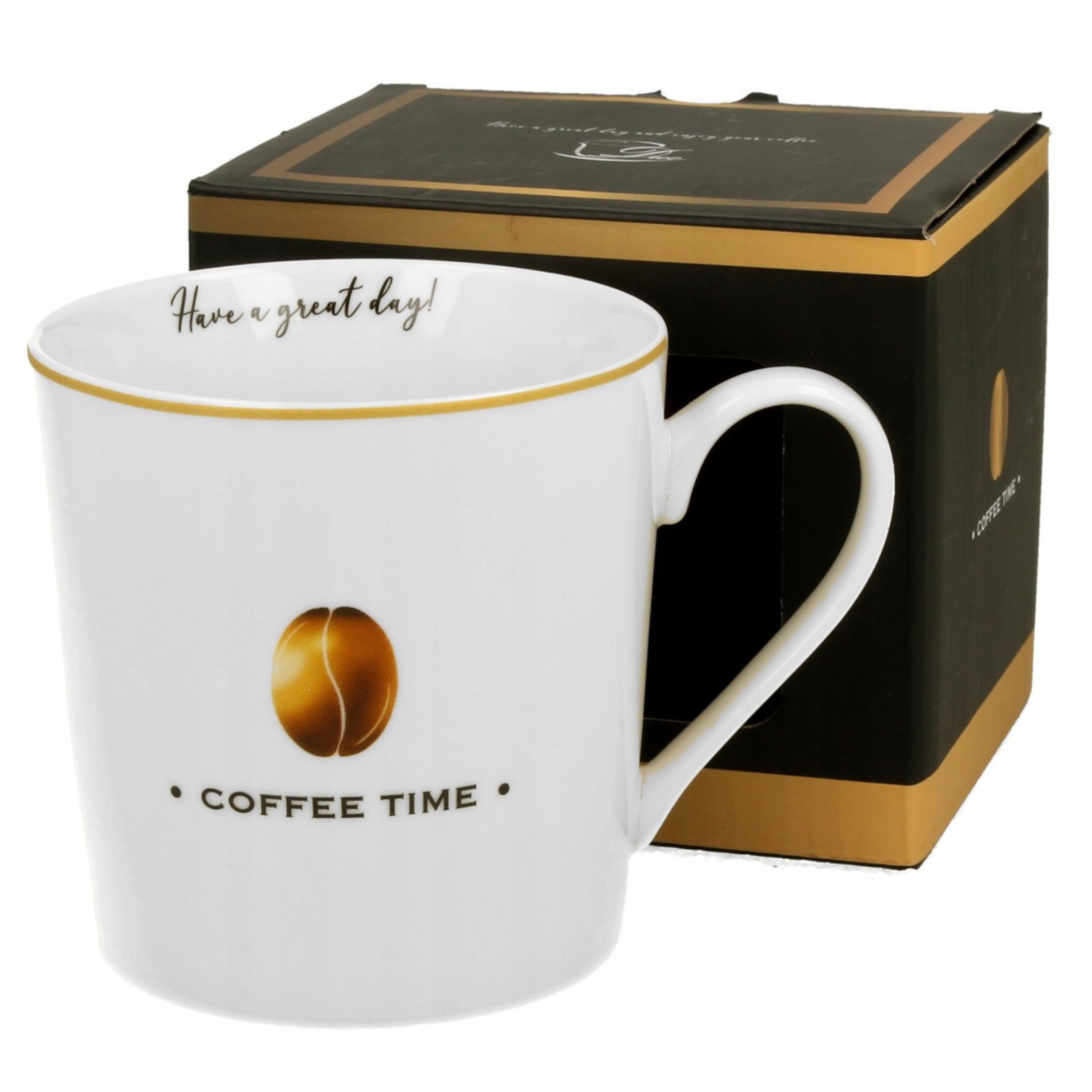 

Kubek Do Kawy Herbaty Porcelanowy 380ml