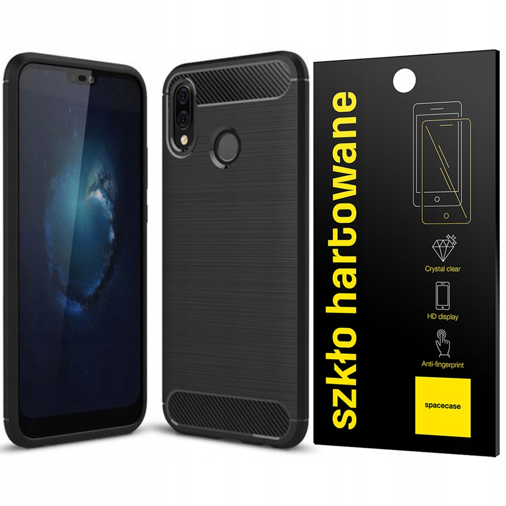 

Etui Carbon Do Huawei P20 Lite Pełne Szkło