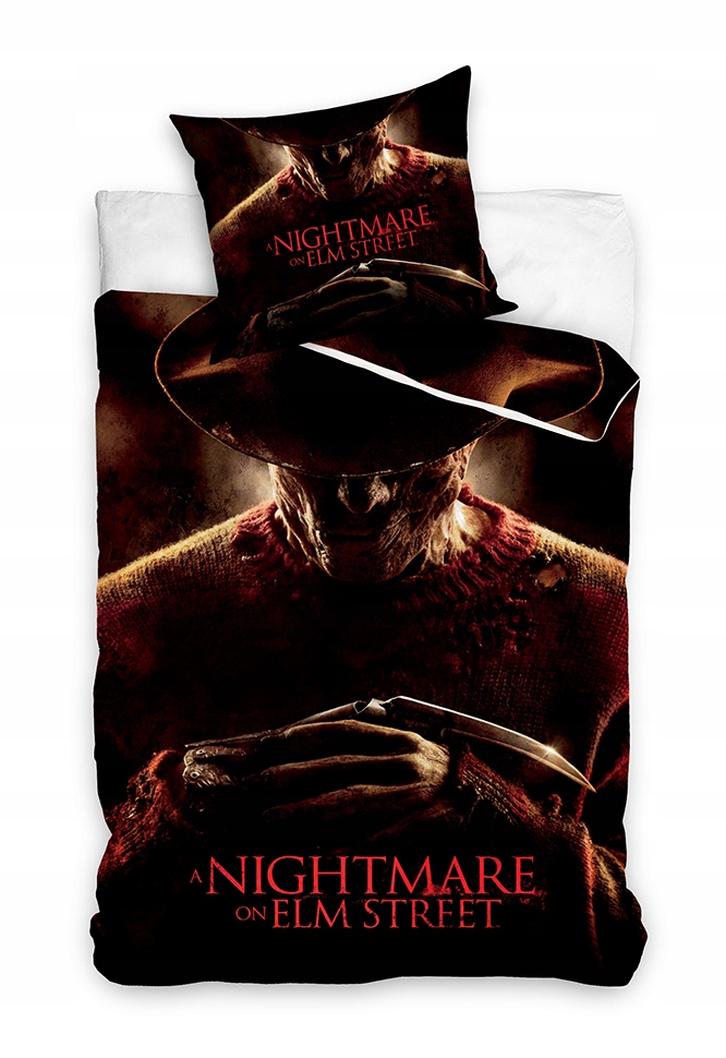 

160X200 Pościel Młodzieżowa Horror Nightmare Elm
