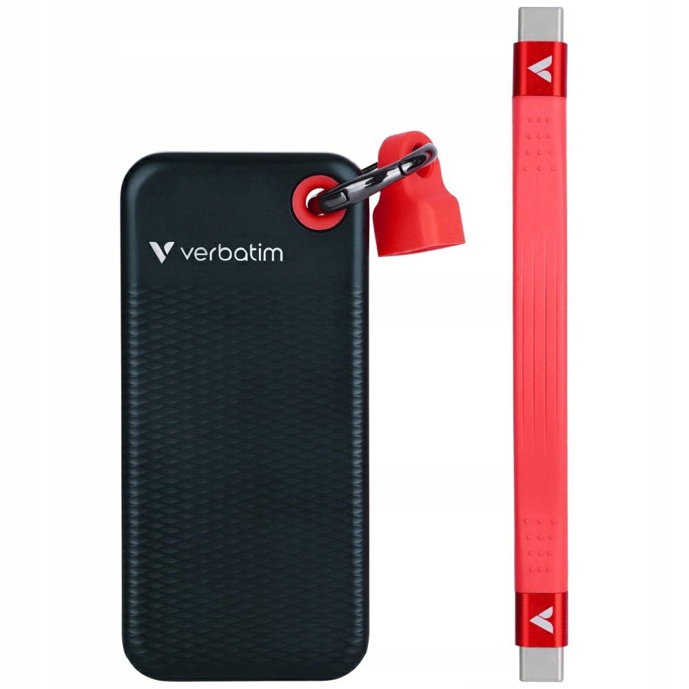 Externí Disk Verbatim Pocket Ssd 1TB Přívěsek Na Klíče S Usb-c Kabelem