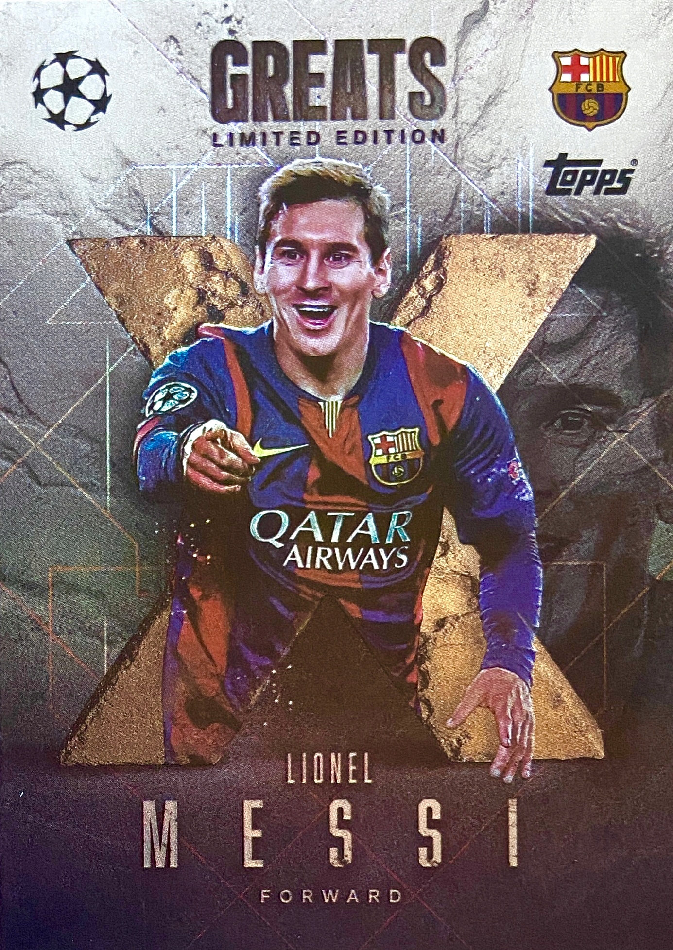 Topps Match Attax Extra 2025/26 2026 Limited Le Xg 2 Greats Messi Barcelona