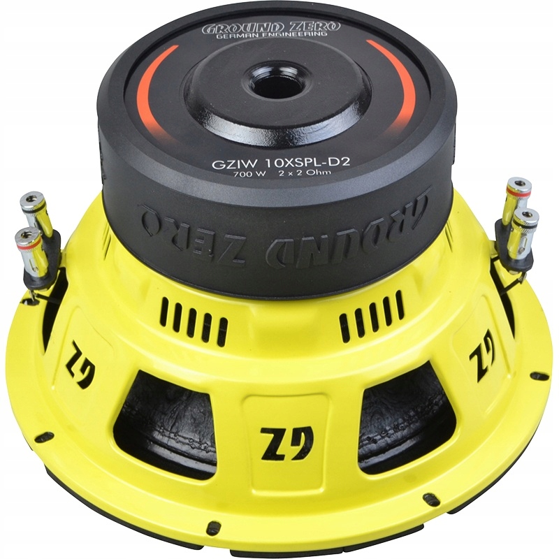 Ground Zero Gziw 10XSPL-D2 subwoofer 25 cm o mocy 500W 700 Spl