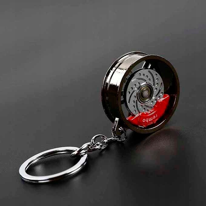 BRELOK METALOWY ZAWIESZKA DO KLUCZY TOREBKI FELGA Z TARCZĄ HAMULCOWĄ Numer katalogowy producenta BRE037-1