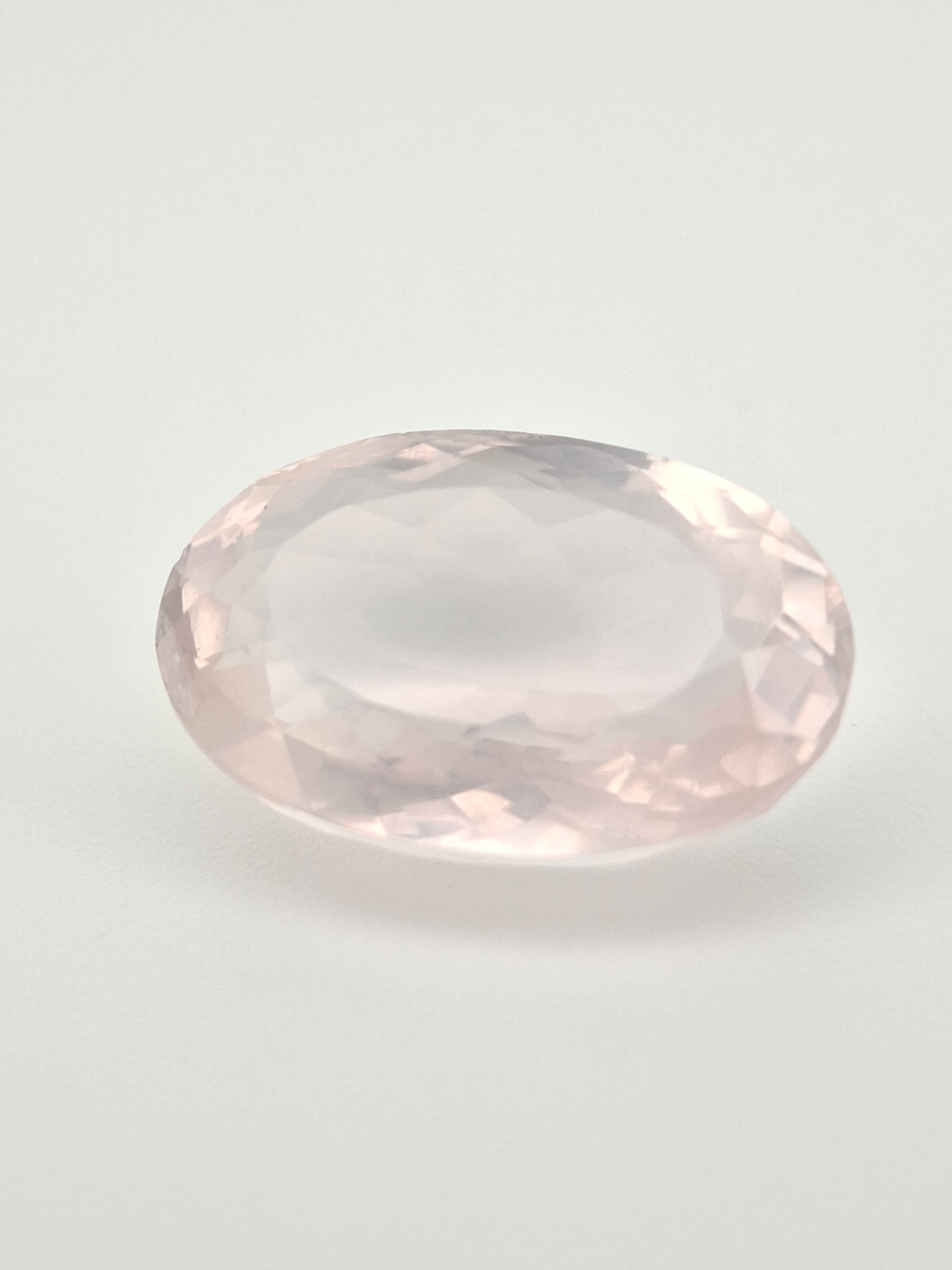 Přírodní růžový křemen Ovál 13,5 x 20 mm