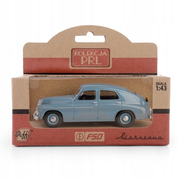 Kolekcja PRL Model Metalowy Warszawa M20 Popielaty