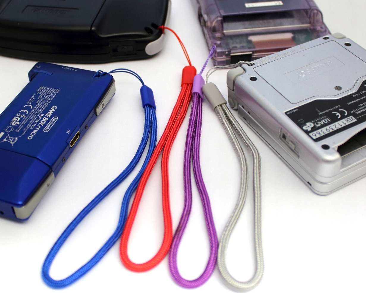 IRIS Smycz pasek na nadgarastek do GameBoy Advance GBA i GBA SP różowy Typ inny