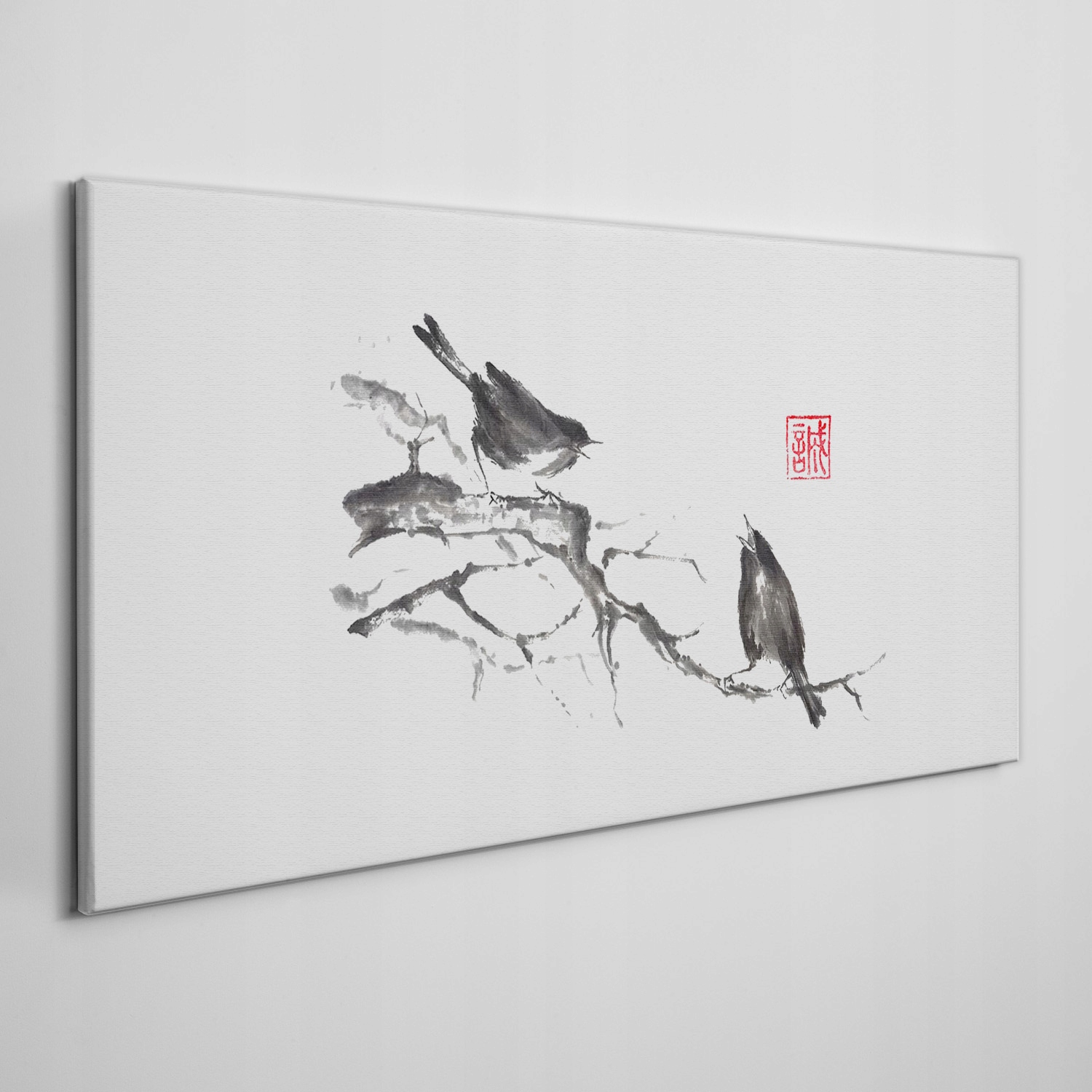 

Obraz na płótnie Gałęzie zwierzęta ptaki 100x50 cm