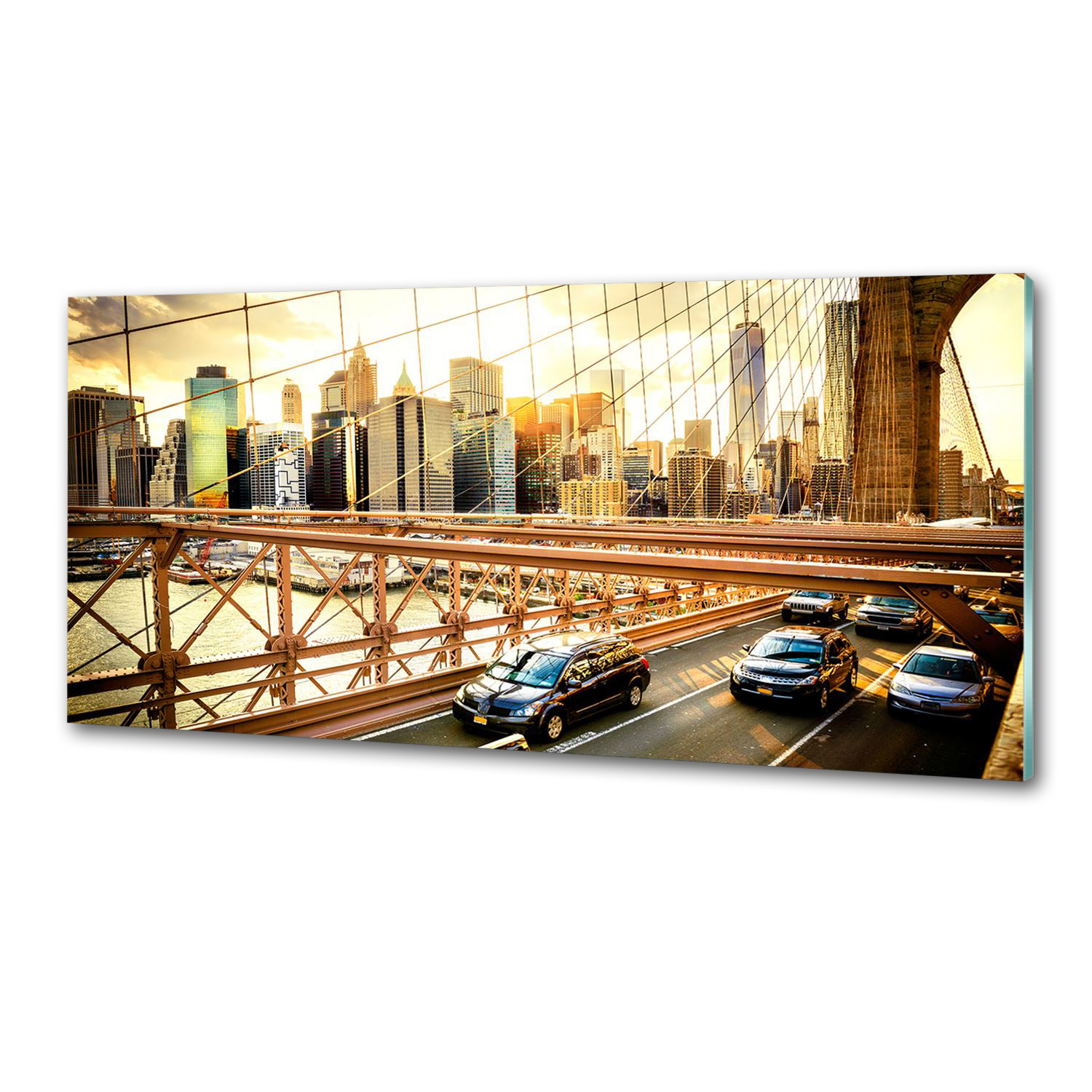 Panel do kuchyne Brooklynský most 125x50 cm Lepidlo