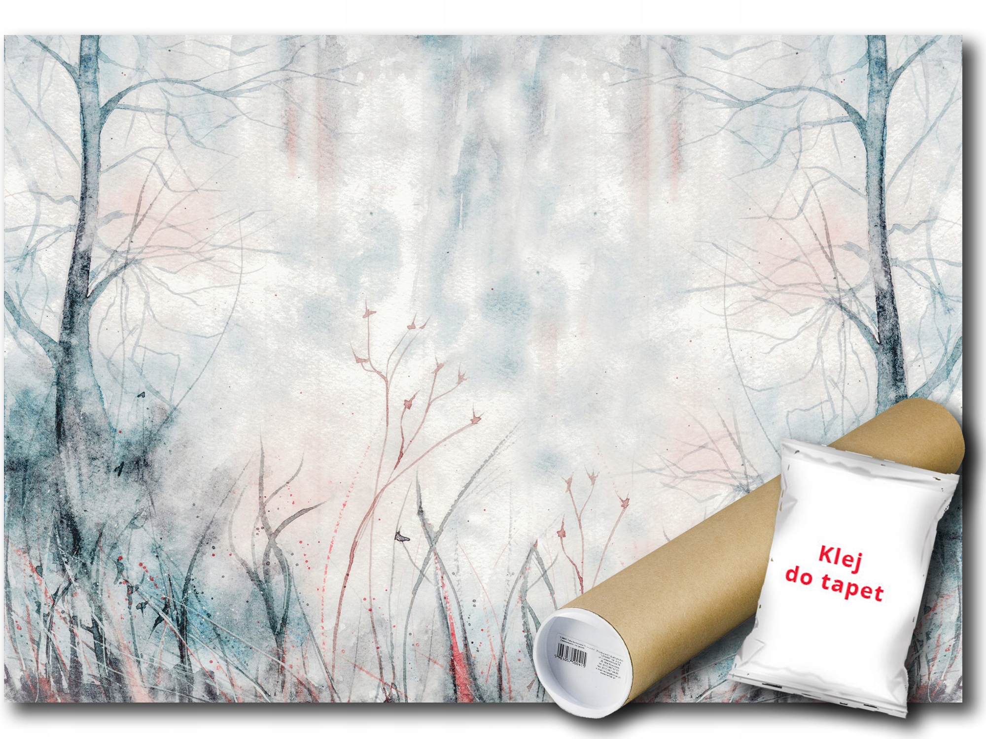 Vinylová Fototapeta Las Park Akwarela 416x290