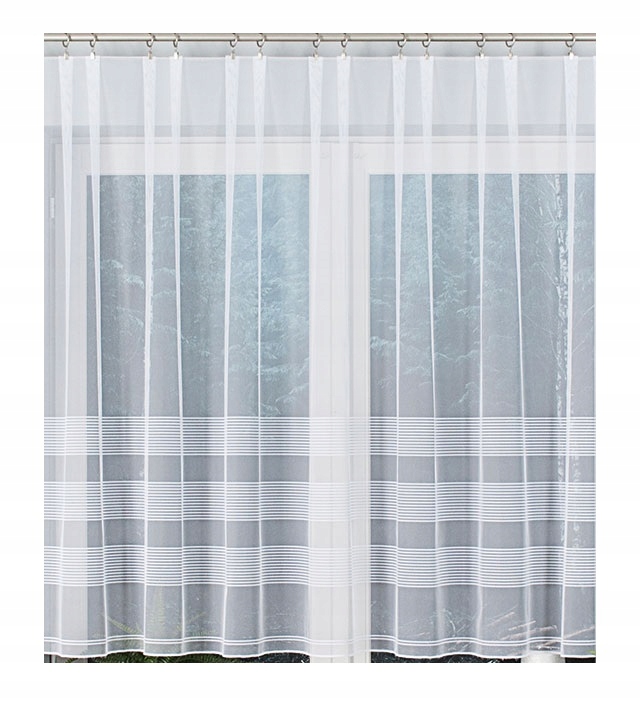 

Firanka gotowa żakardowa Michalina biała 250x140