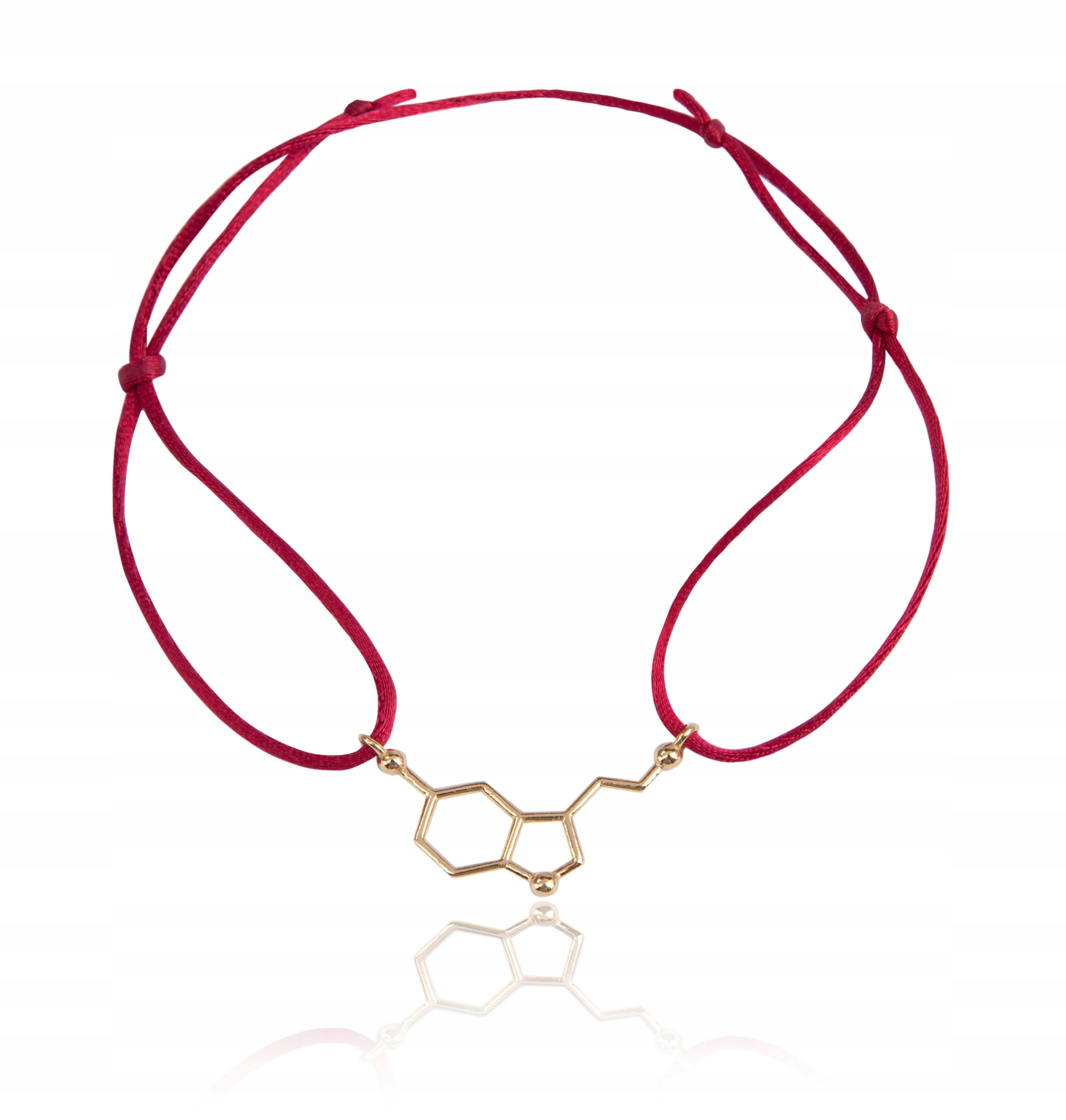 

Bransoletka sznurkowa Serotonina srebro 925