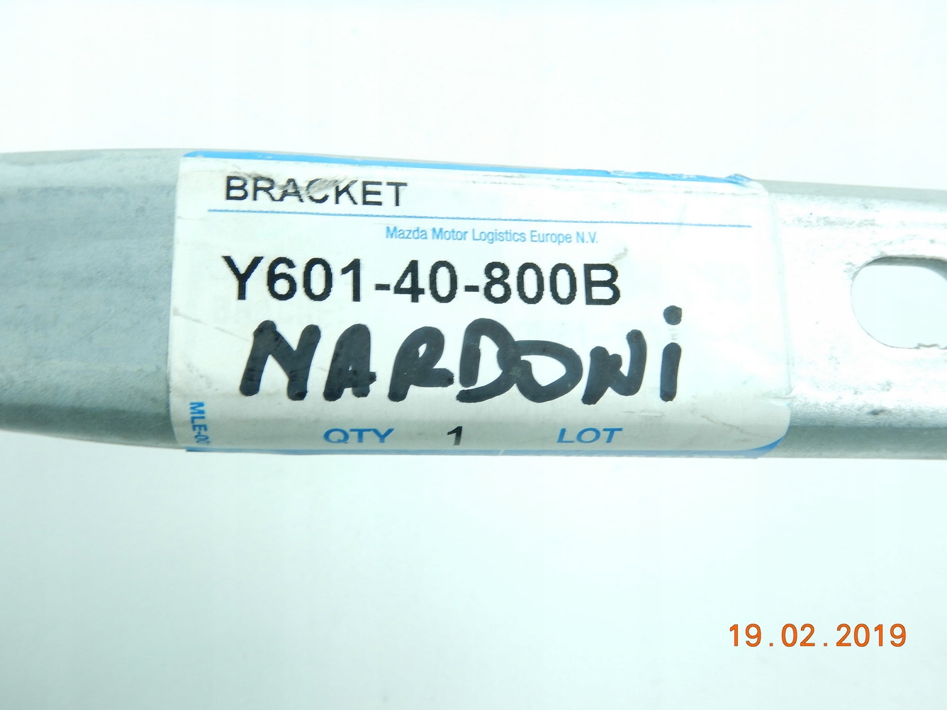 bracket UKLADU WYDECHOWEGO MAZDA 3 BK DIESEL / Y60140800B