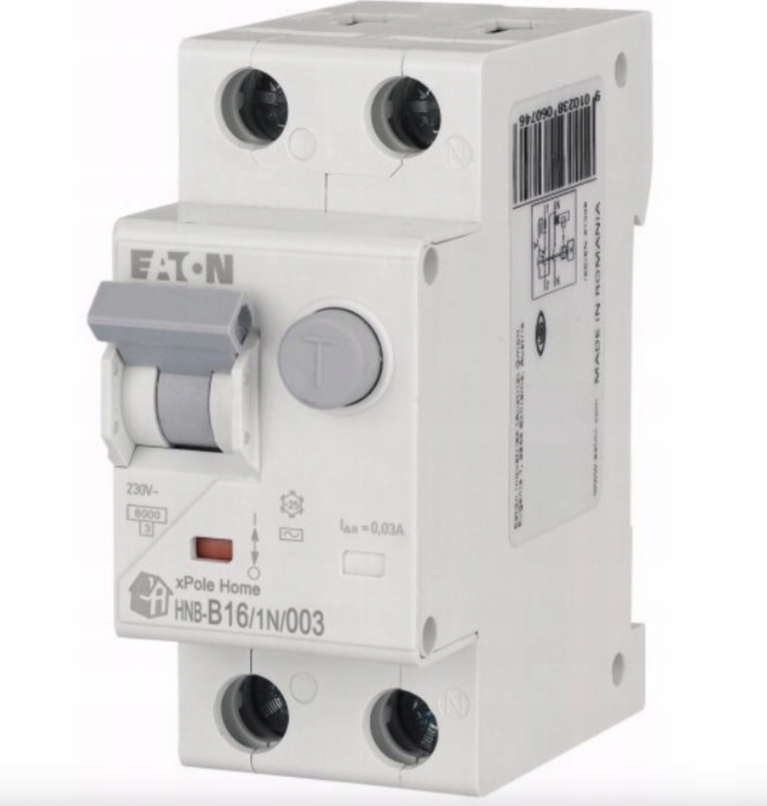 Eaton Wyłącznik Różnicowoprądowy HNB-B16/1N/003 195121