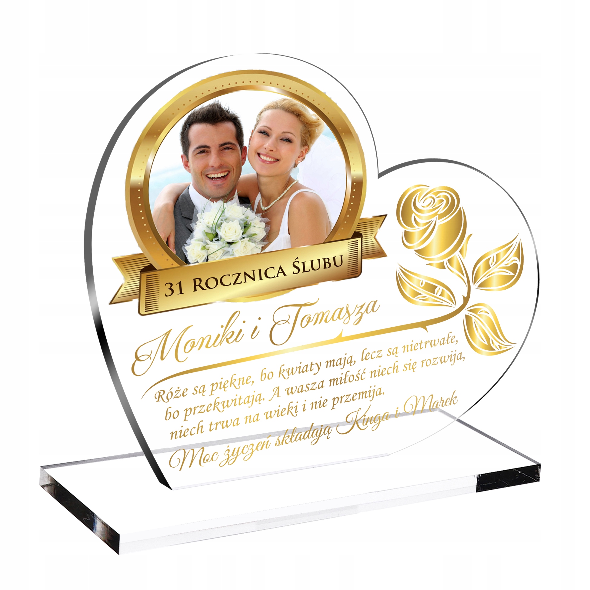 

Rocznica Ślubu Jubileusz 25 40 45 50 55 G