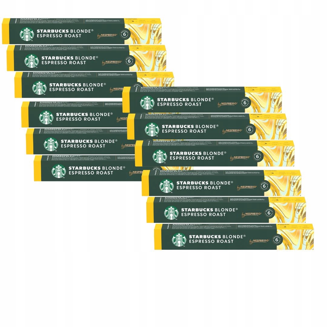 Kapsułki do Nespresso Starbucks Blonde Espresso, Kawa, Kapsułki 120 sztuk