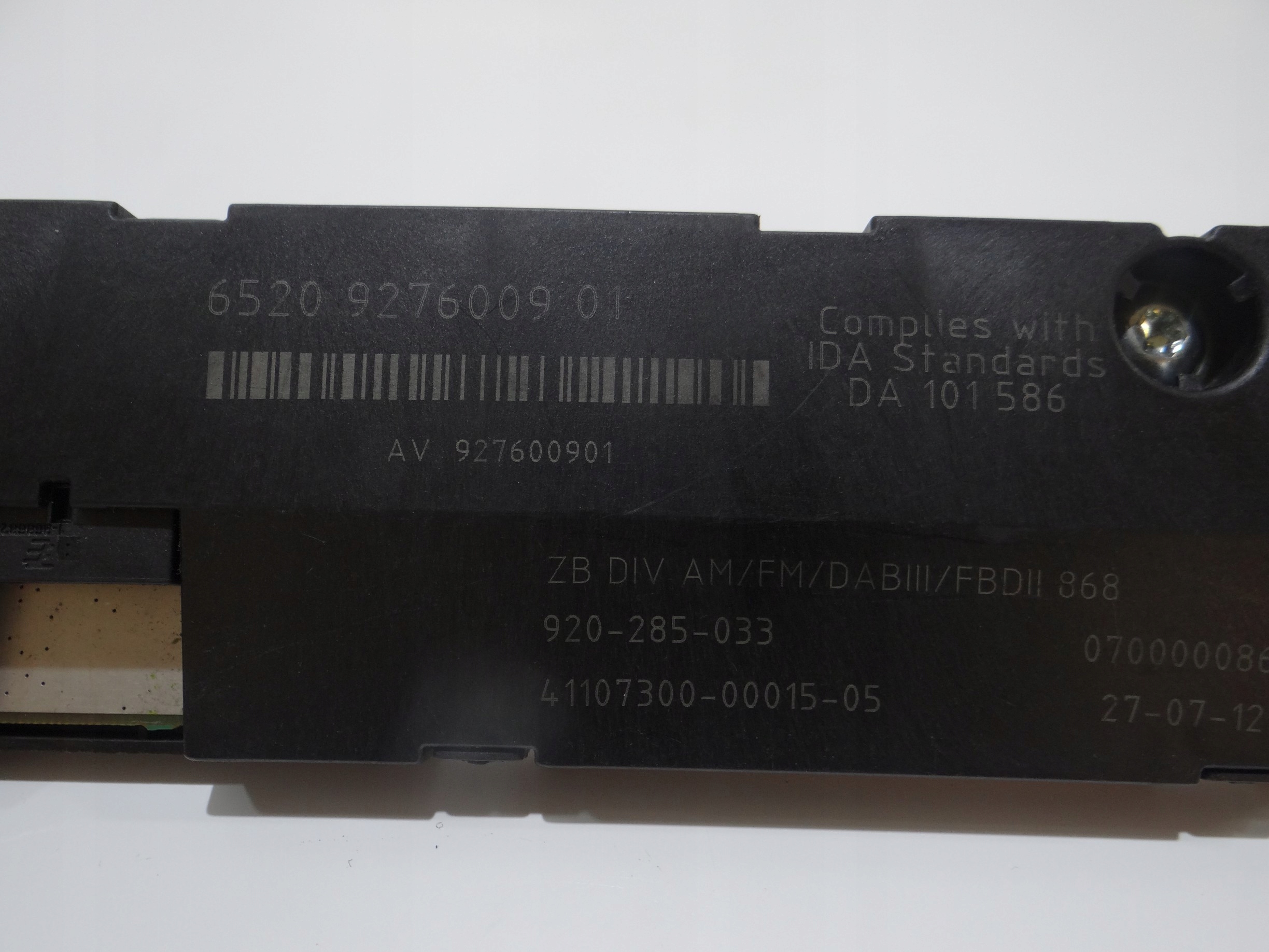 amplifier ANTENY BMW F07 GT 9276009
