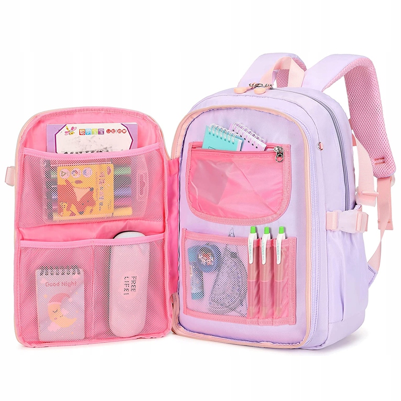 PLECAK SZKOLNY TORNISTER DLA DZIEWCZYNKI KLASA 3-6 Model 1