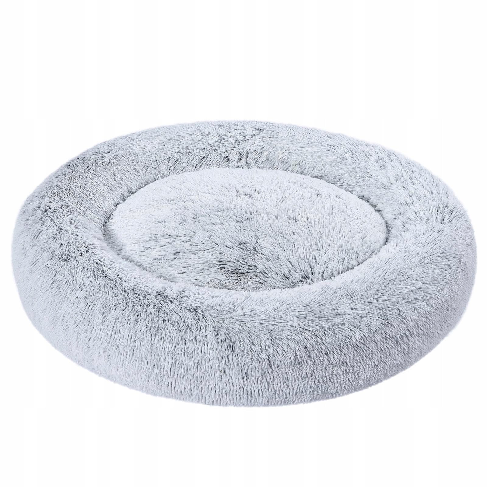 Plyšové Pelíšek Pro Psa 91 CM, Šedé, Kulaté Potah