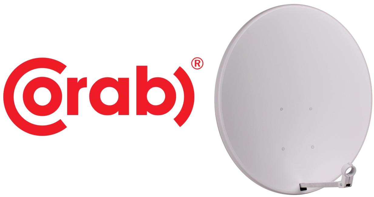 ANTENA CZASZA SATELITARNA CORAB 90 CM BIAŁA Model COR-900SAE-J