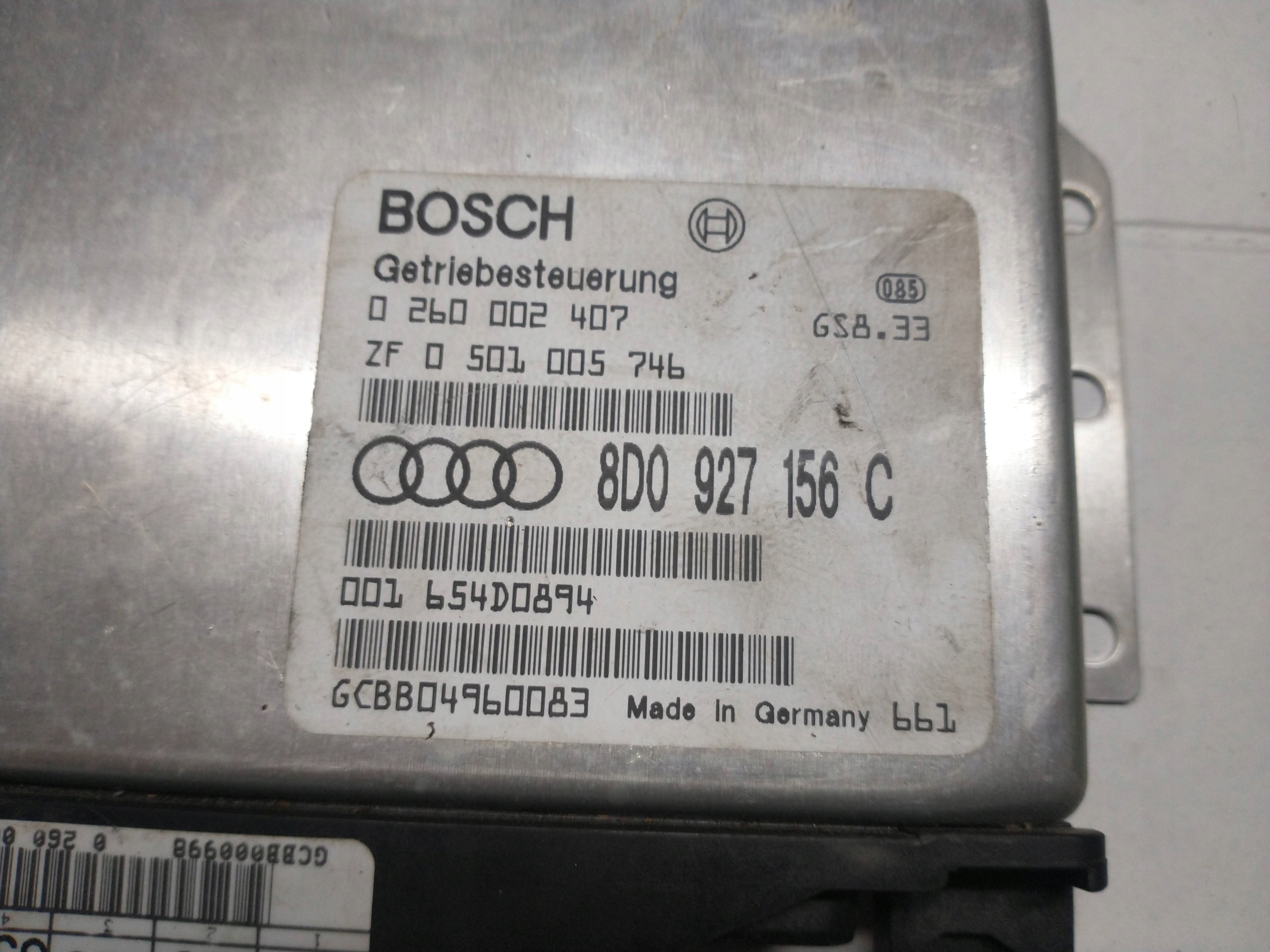 control unit gearboxes VW-AUDI 8D0927156C