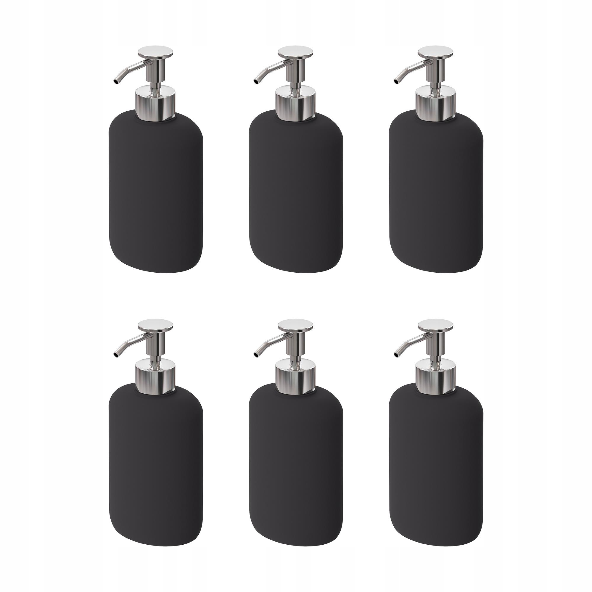 6 ks Dávkovač tmavě šedý Ekoln elegantní design 300 ml