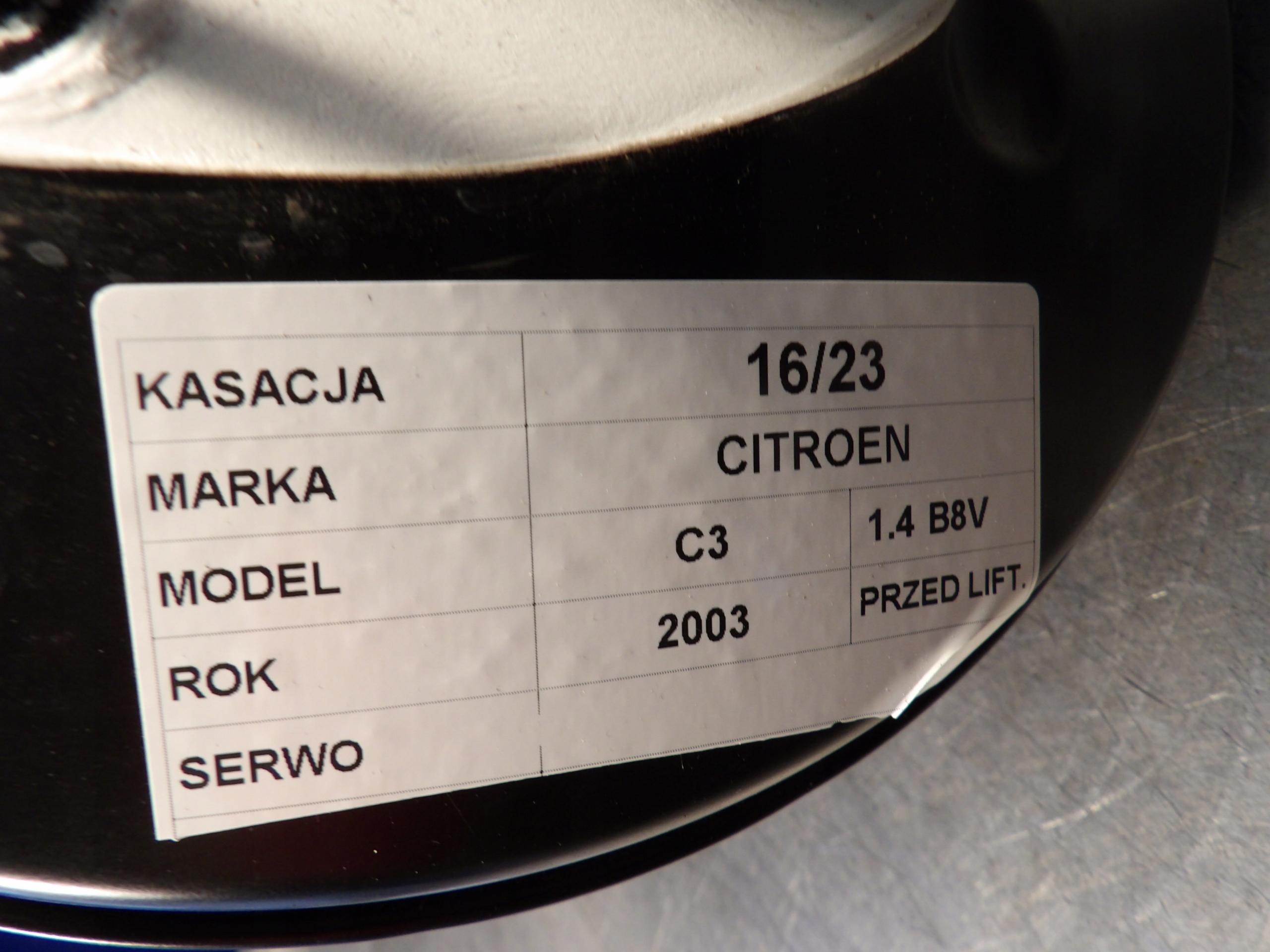 SERVO, POMPA CITROEN C3 E 9647269580 320670937