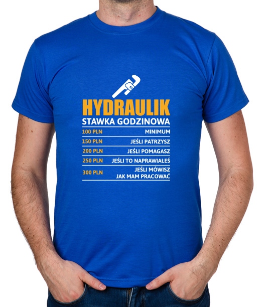 

koszulka Hydraulik stawka godzinowa instalator