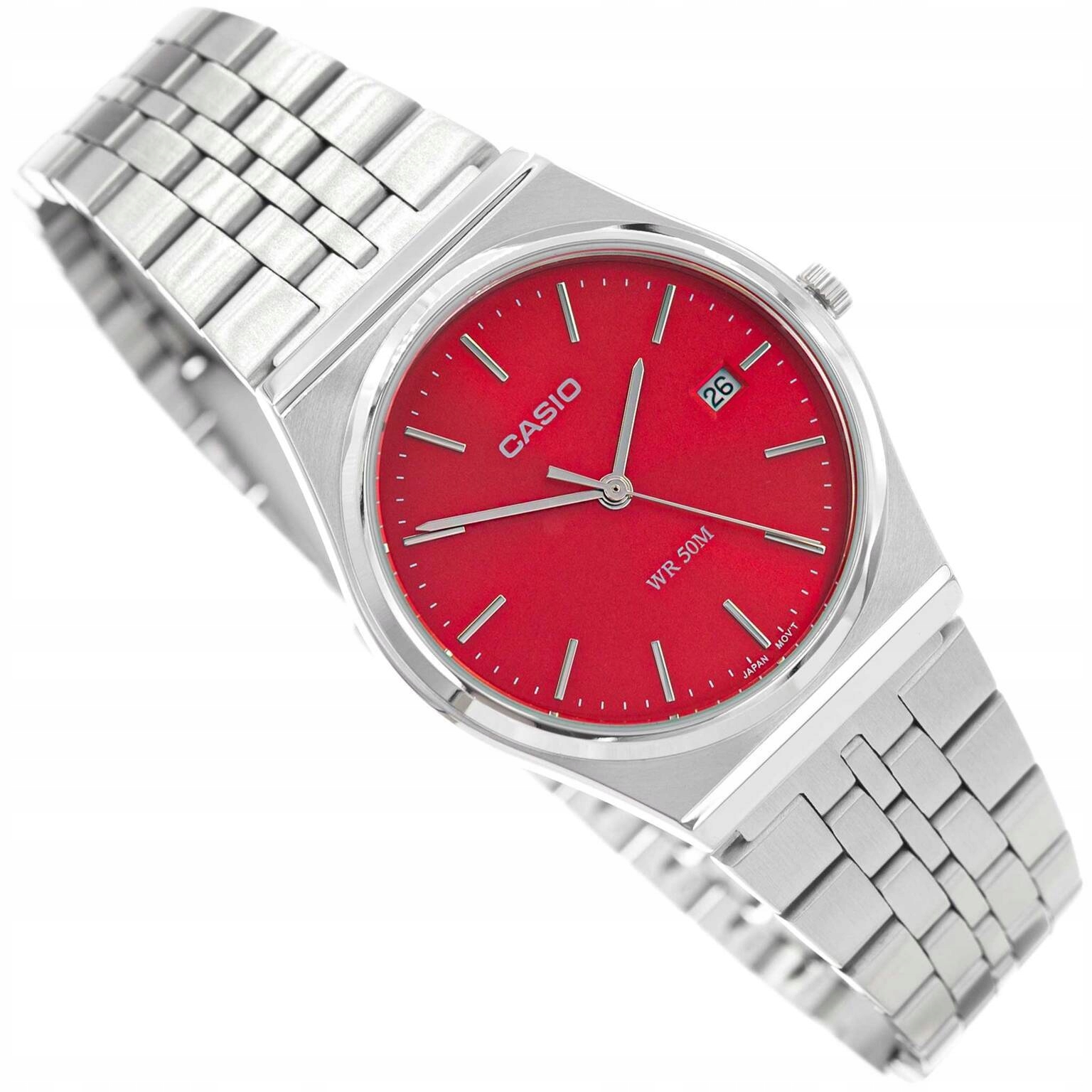Pánské Hodinky Casio MTP-B145D-4A2VEF Klasický Náramek Datumovka 50 M