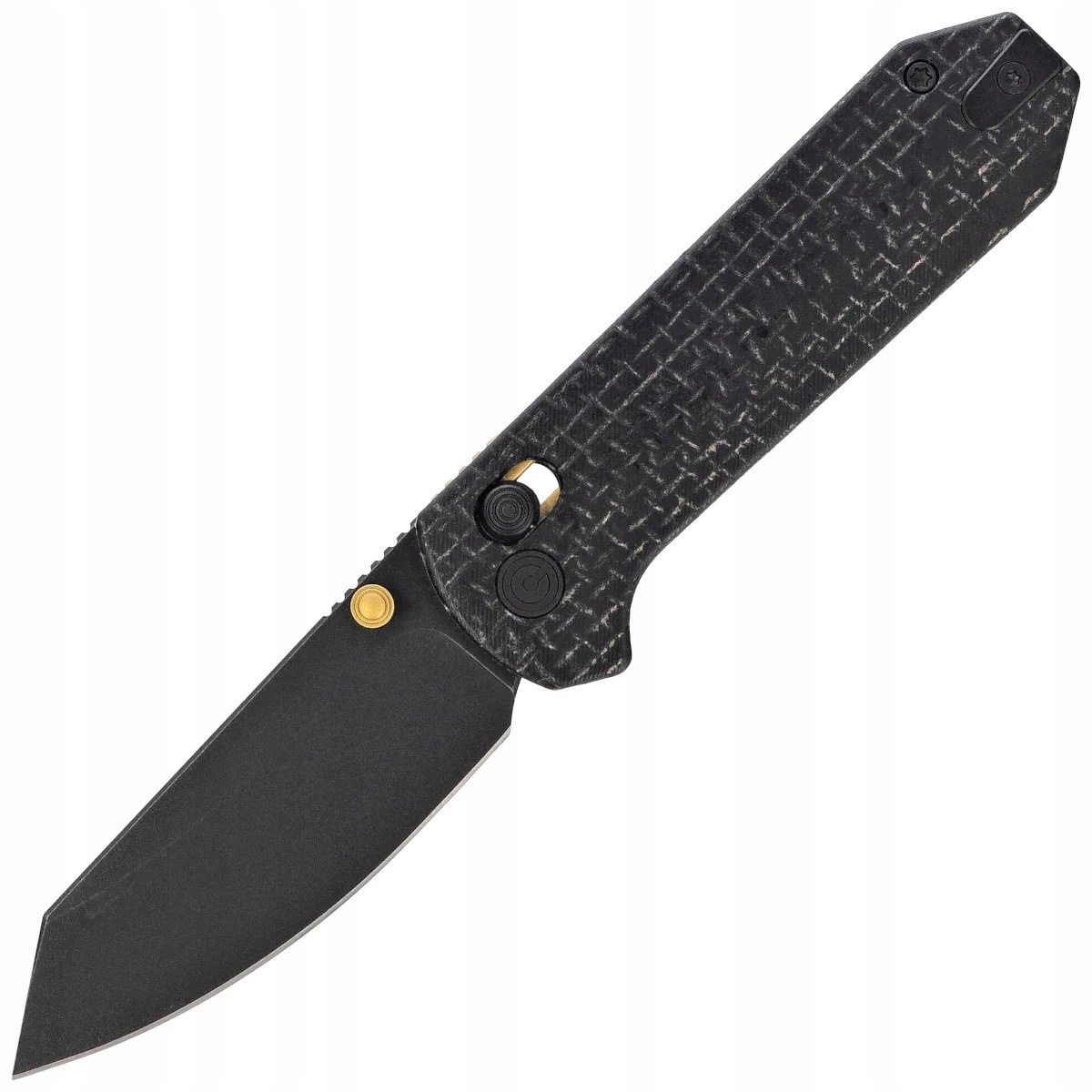 Nóż składany Civivi Yonder Black Burlap Micarta, Black (C23073B-2)