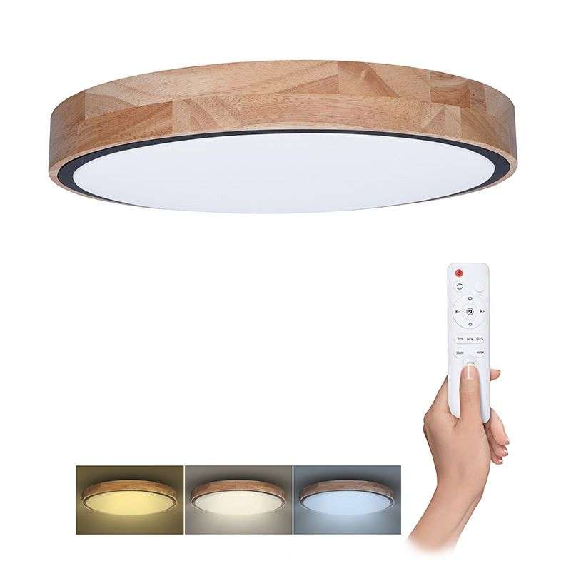 Solight Led osvetlenie s ovl. Iron Oak, 60W, 4200lm, 51cm, stmievateľné