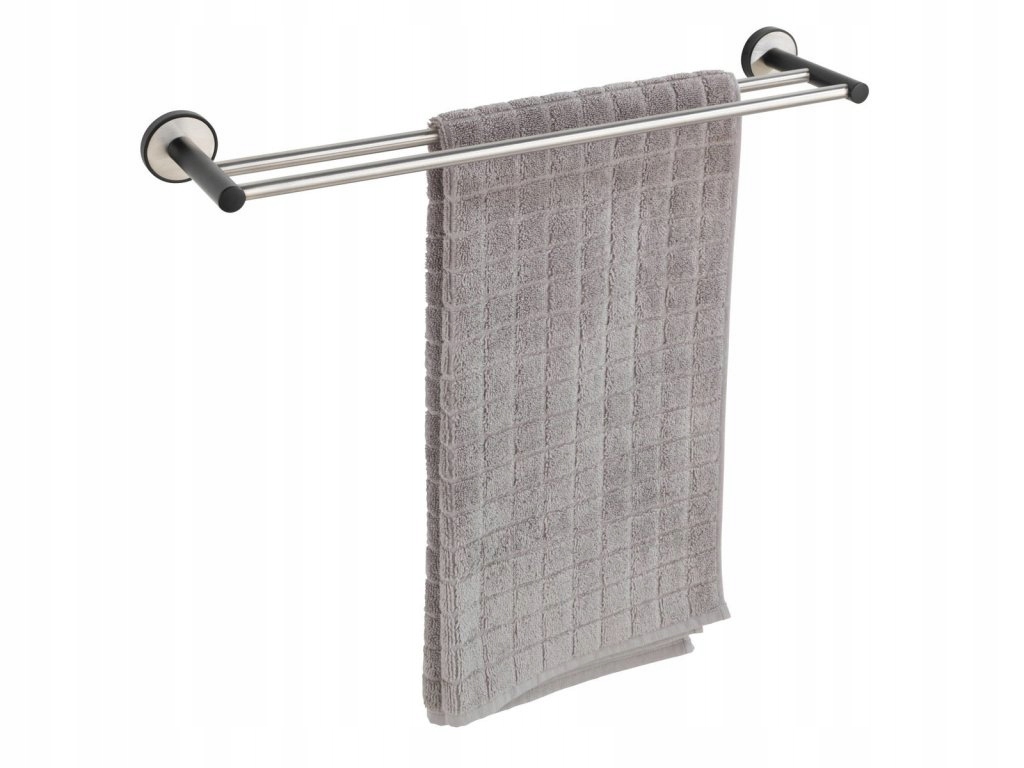Držiak na uteráky Duo Udine, dvojitý, UV-Loc, 61 cm, Wenko