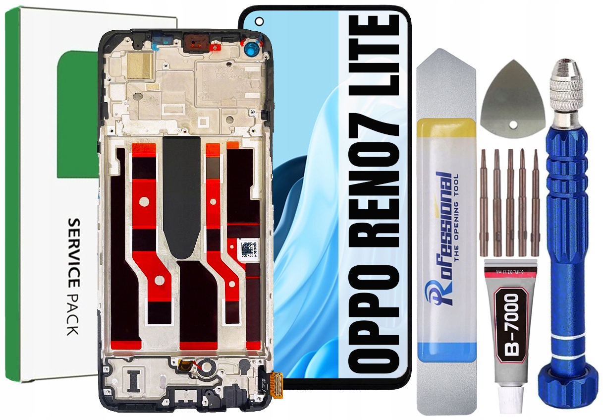 Displej Pro Oppo Reno 7 Lite 5G Originál Oem Obrazovka Rámeček