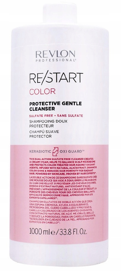 Šampon na vlasy Revlon Restart Color Gentle Cleanser 1000ml