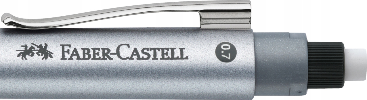 Ołówek automatyczny Faber-Castell na rysiki wkłady Grip 0,7 SREBRNY Kod producenta 44321