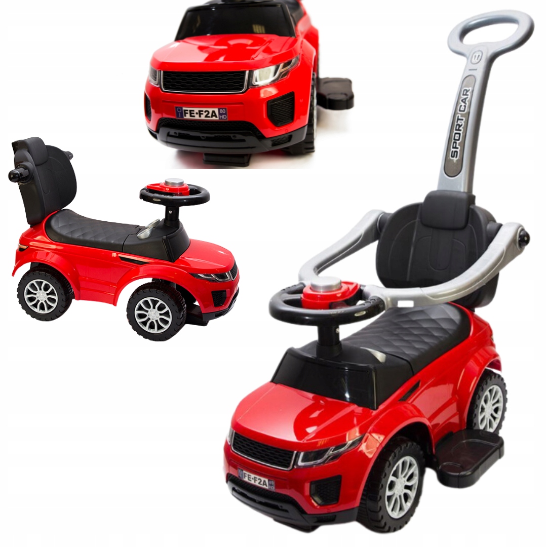 Duży jeździk odpychacz chodzik 2w1auto z klaksonem