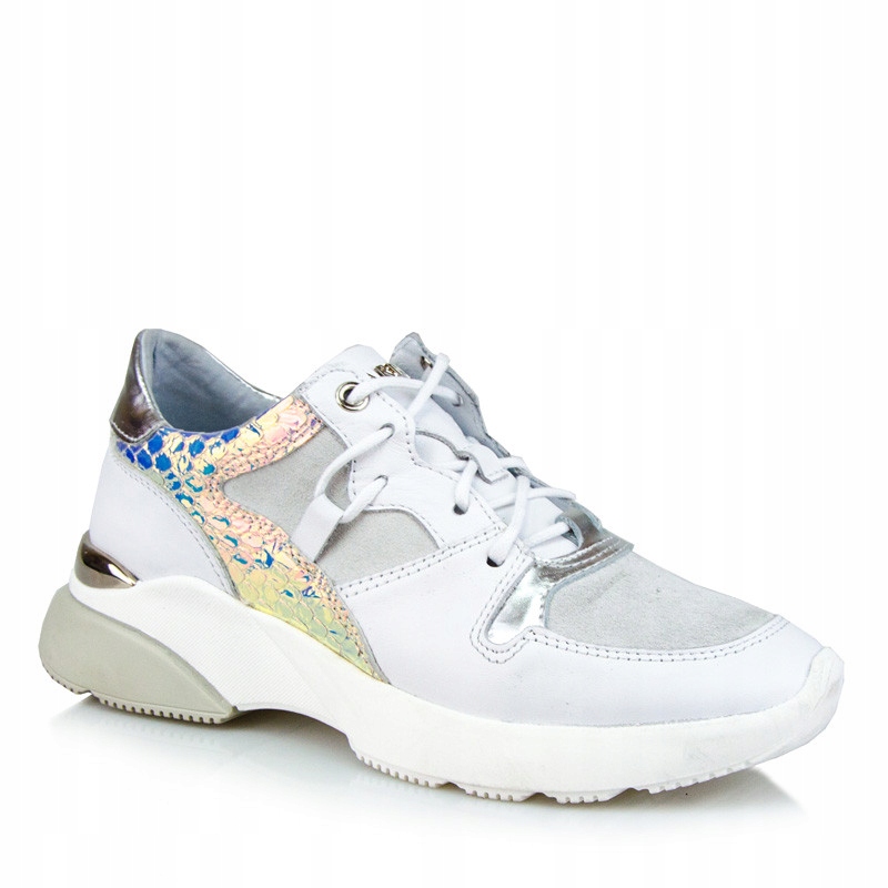 

Carinii B5790 Adidasy Sneakersy Skóra Białe