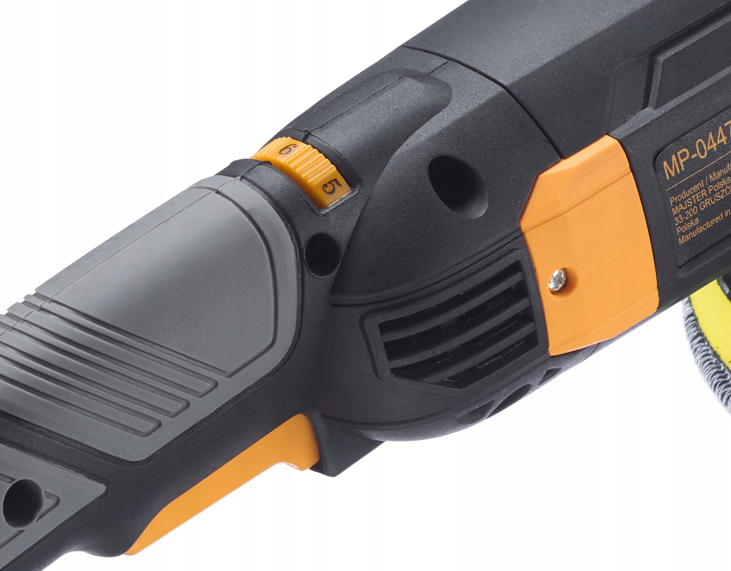 POLERKA SAMOCHODOWA SZLIFIERKA 4x GĄBKA+ PASTA POLERSKA MENZERNA MP Majster Zasilanie sieciowe