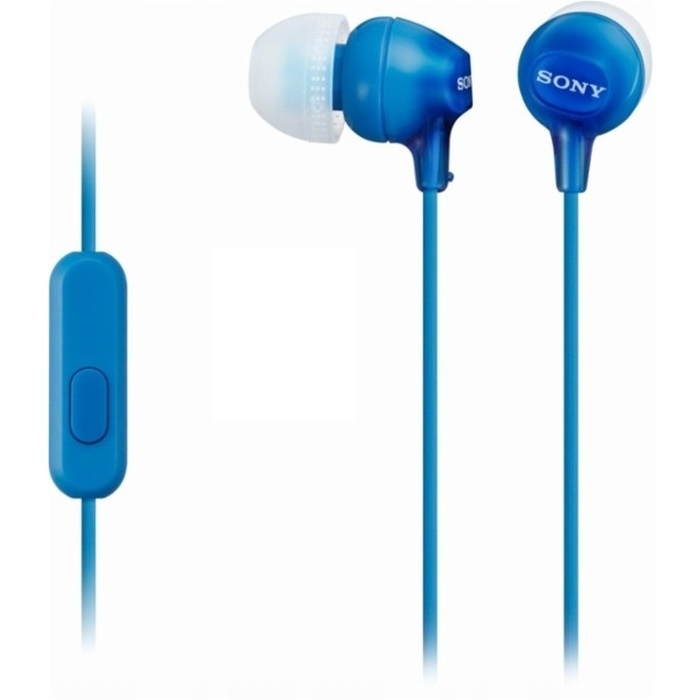 

Słuchawki Sony MDR-EX14AP z Mikrofonem Niebieskie