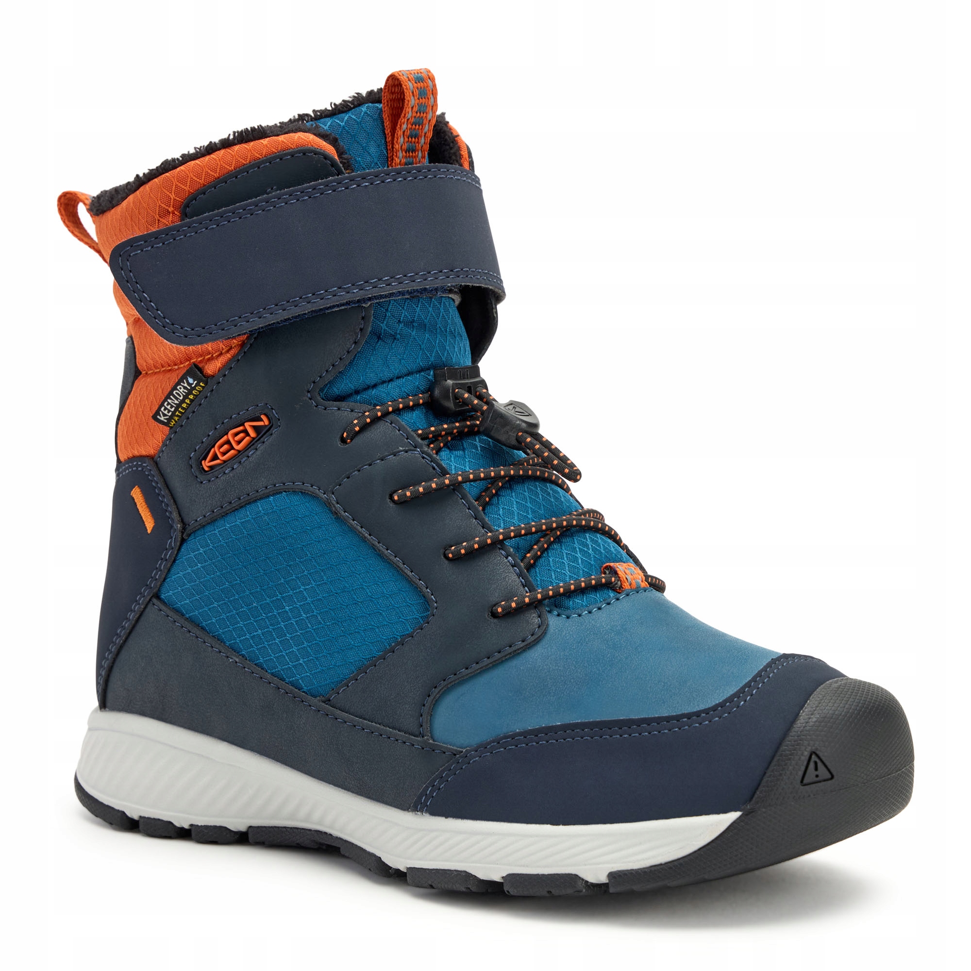 Śniegowce juniorskie Keen Skua Winter Wp sky captain/gold flame 32/33