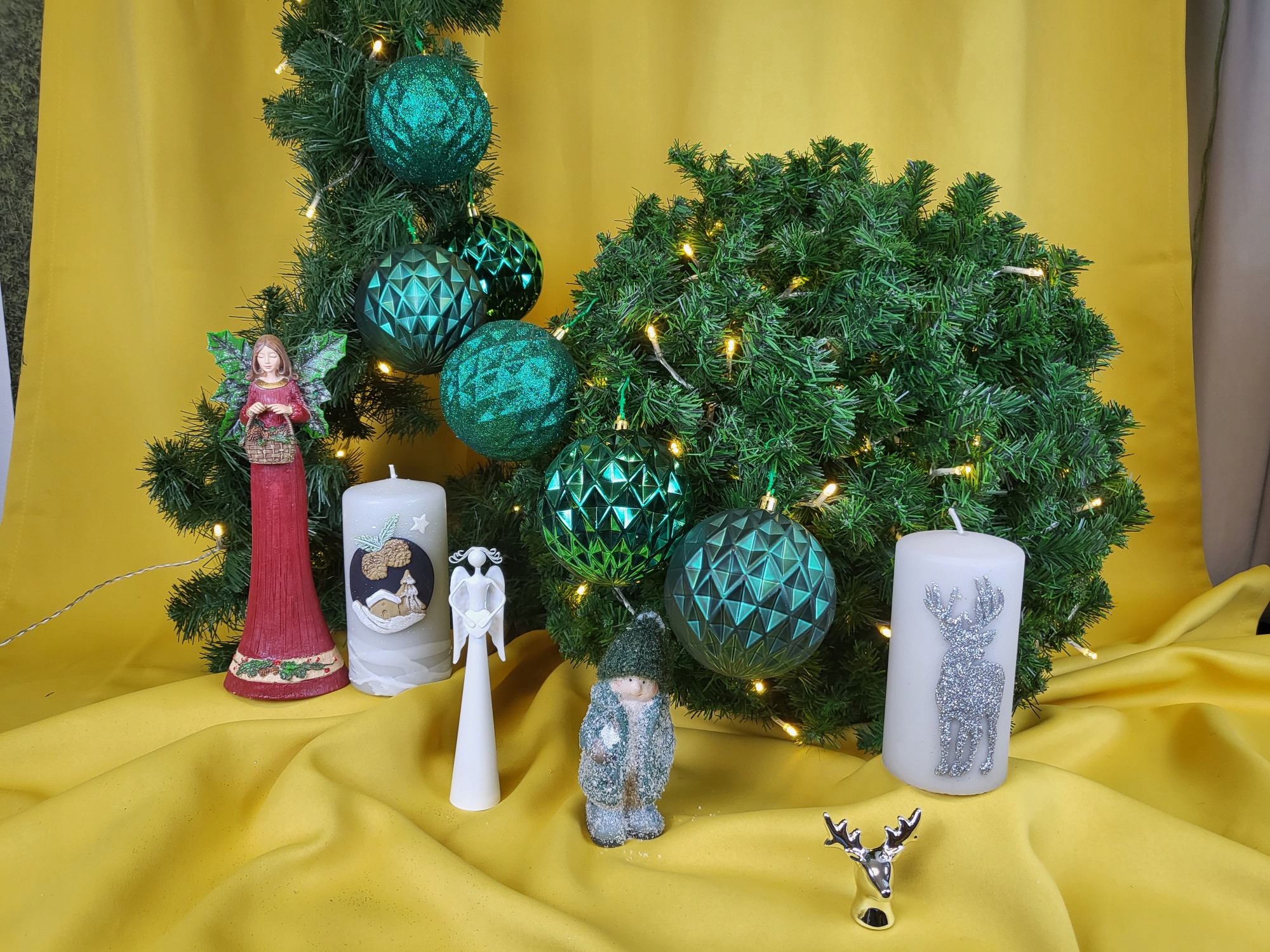 FIGURKA ANIOŁ METALOWY BIAŁY Z SERCEM Kod producenta DAKLS SA358