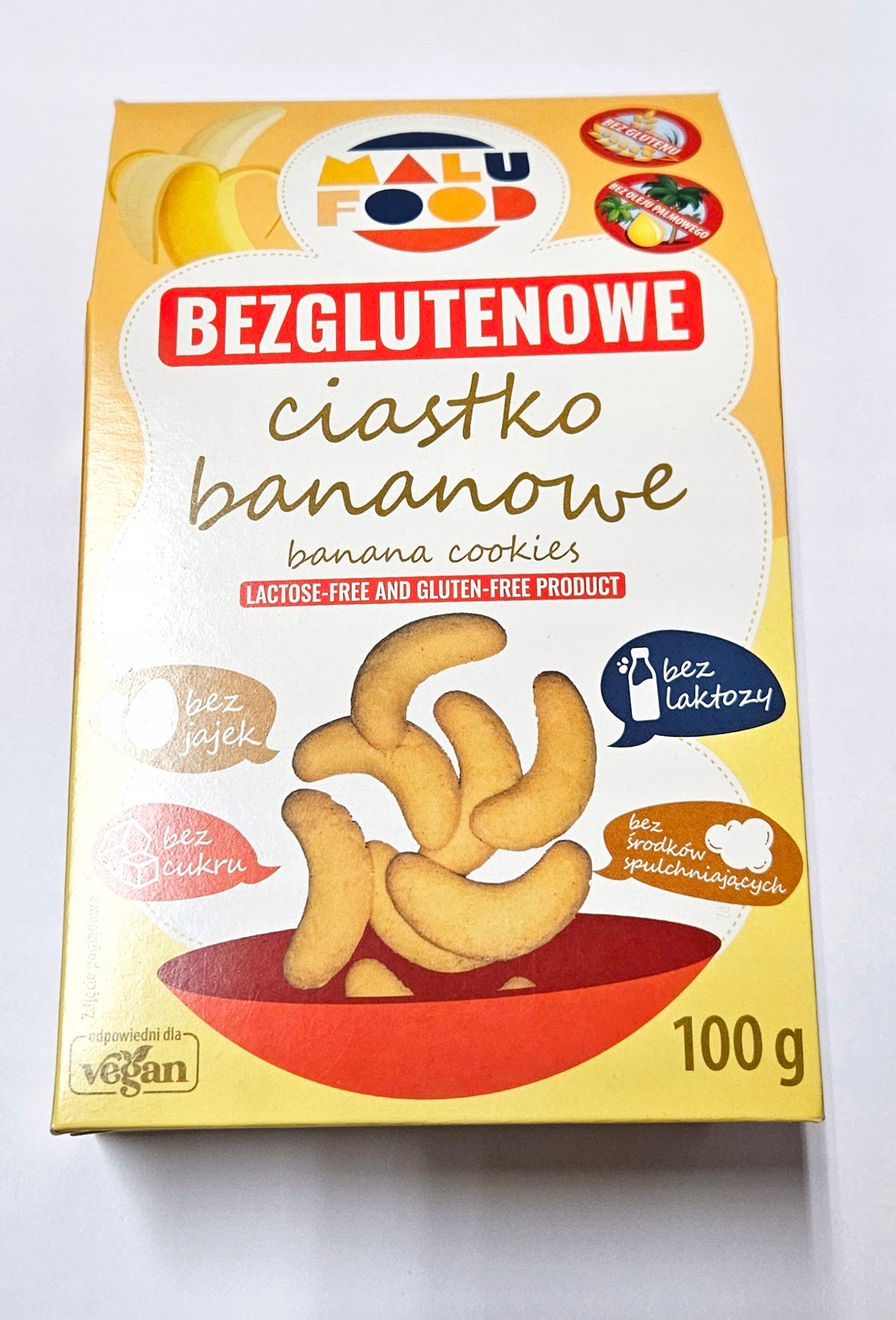 Levně Banánové Sušenky bez lepku a bez cukru