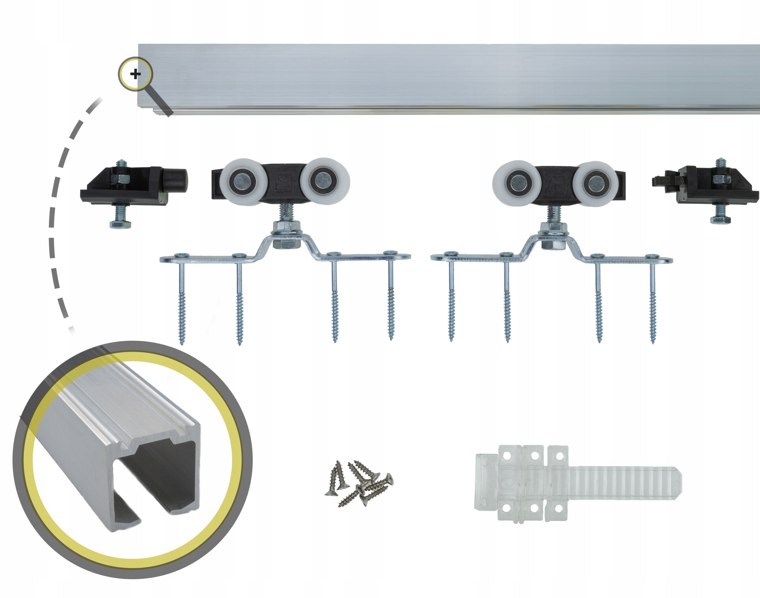 System do drzwi przesuwnych HERKULES 120 kg 200 cm