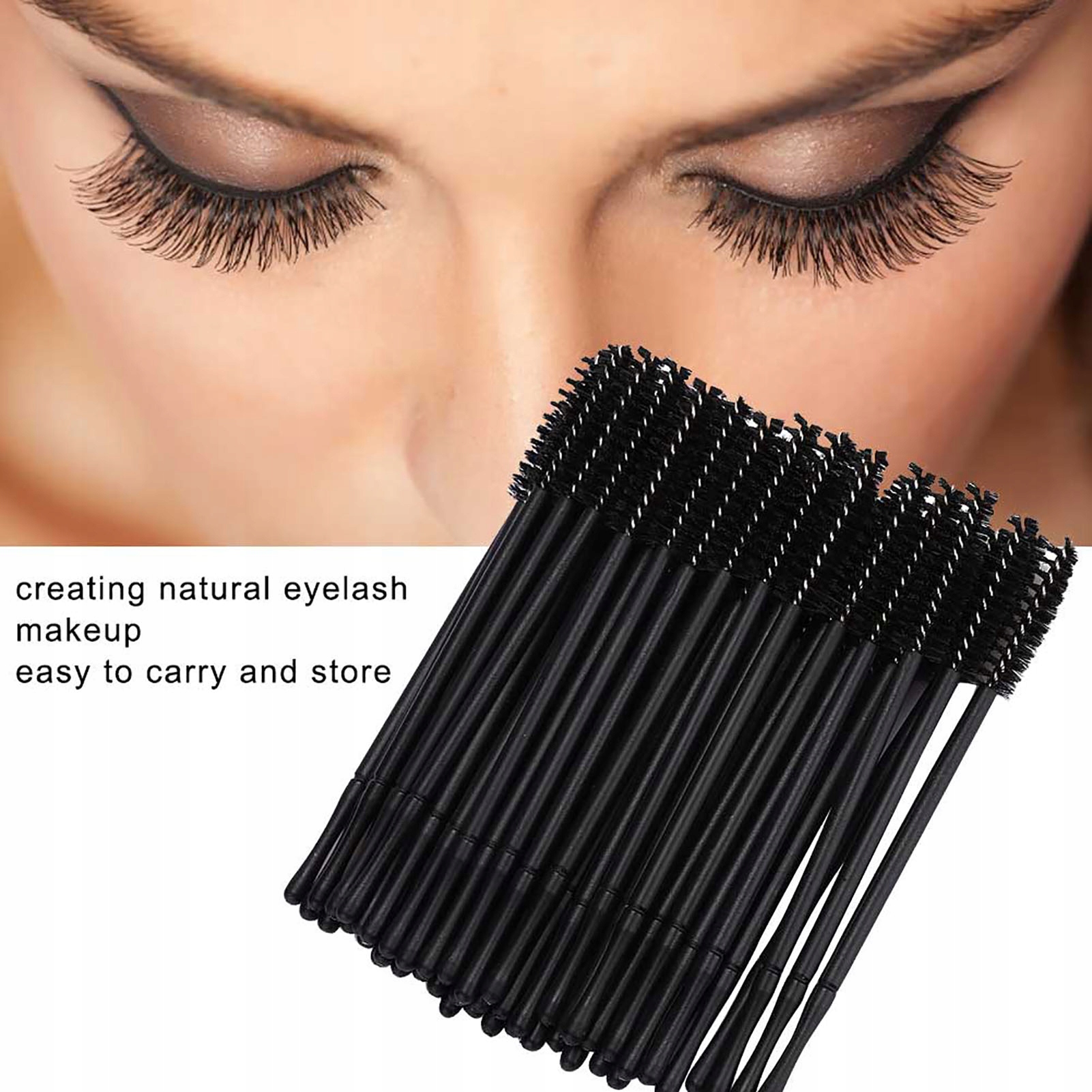 SZCZOTECZKA SPIRALKA DO RZĘS I BRWI 100 SZT Stan opakowania oryginalne